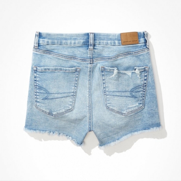 AE Ne(X)t Level Curvy High-waisted Short Shorts - Picture 4 of 9